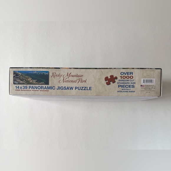 Never Summer Mountains Rocky Mountain National Park Panoramic Puzzle 14 x 39" - Picture 2 of 7